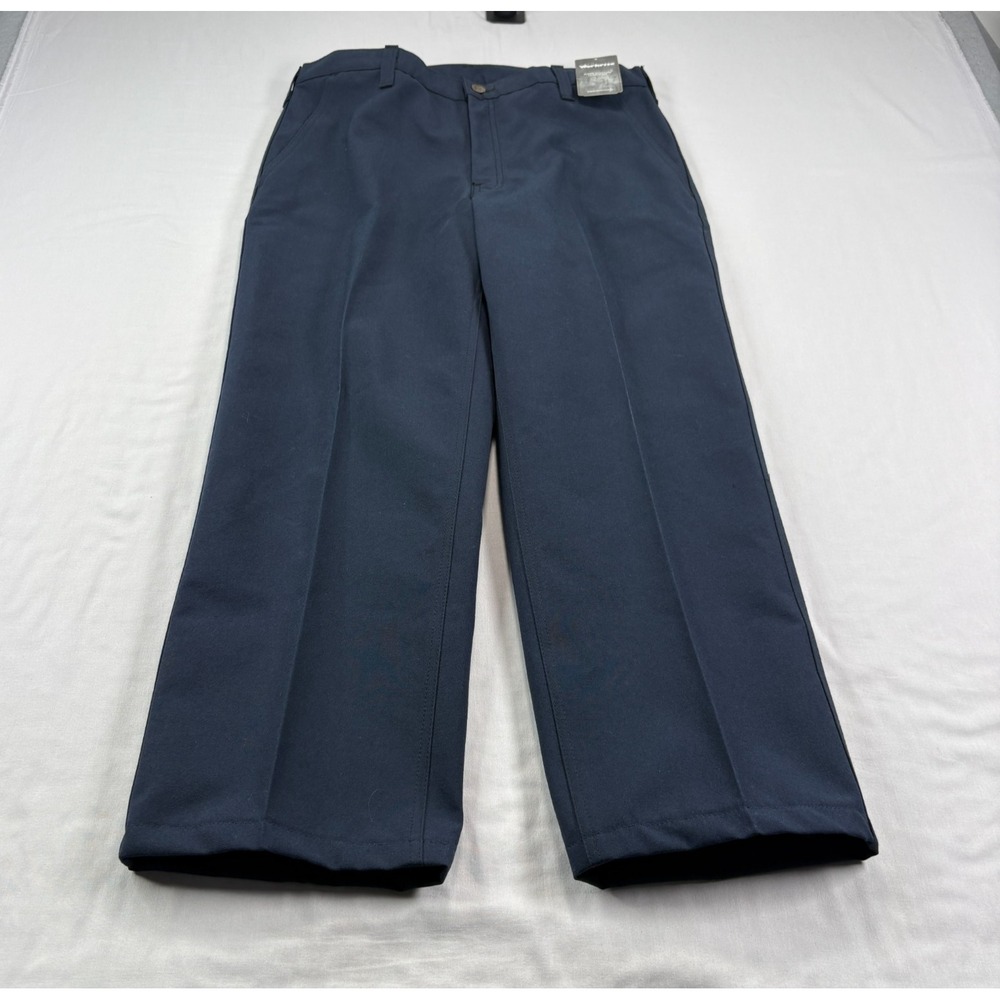 Workrite FR Pants Mens 34x27 Blue Flame Resistant Fire Workwear NEW